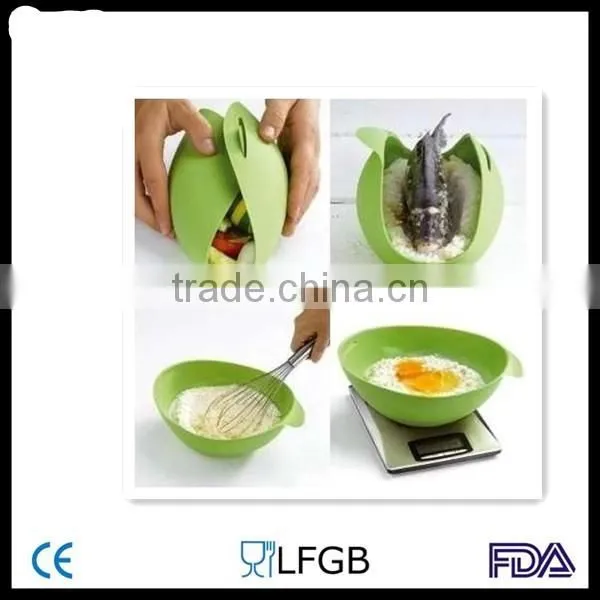 Food grade material multi-purpose silicone baking bowl/silicone fish bowl/Silicone steaming bowl