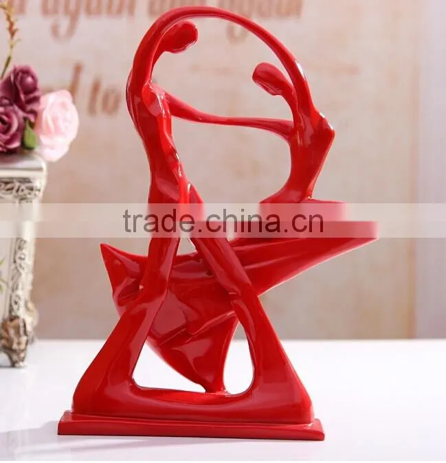 beautiful handmade resin swan