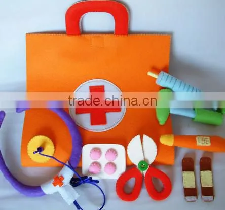 hot sale high quality handmade promotional new product handmade eco friendly cheap wholesale felt cute medical equipment toy