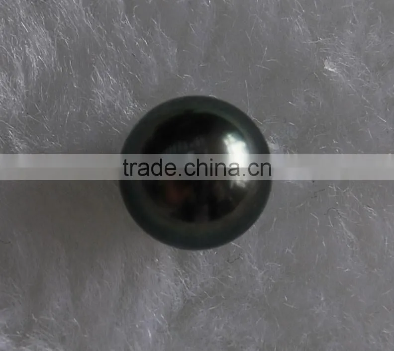 12-13mm Natural And Cultured Peacock Green Tahitian Pearl Beads