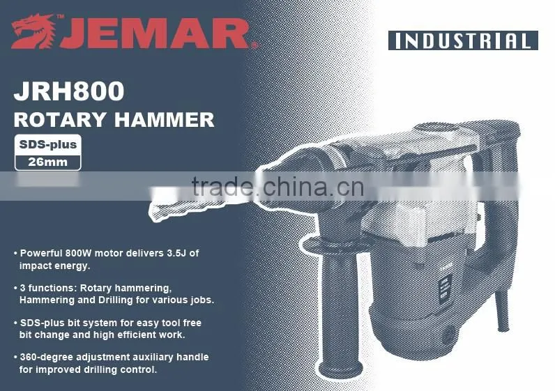 JRH800 800W 26mm Electric rotary hammer