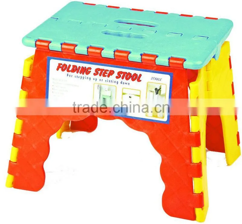 hot sale storage plastic foldable step stool