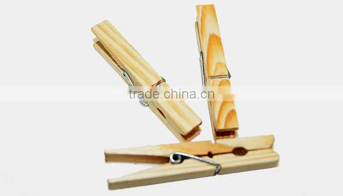 cheap price useful peg custom design Eco-friendly pine wooden clothespin