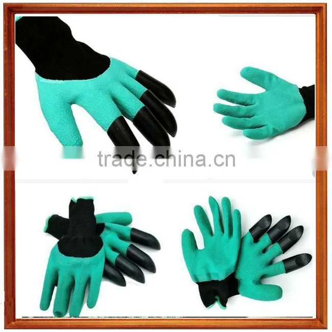 garden gloves with claws / garden tool / garden genie gloves