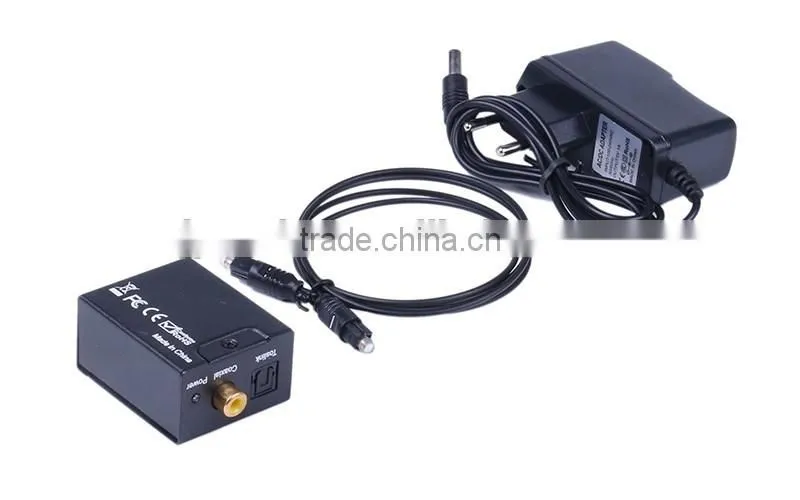 Digital audio out optical converter h0tpn analog audio converter for sale