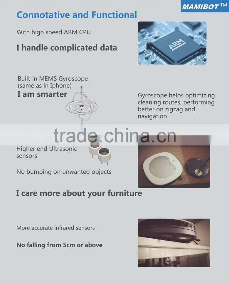 2016 new robotic cleaner with mop