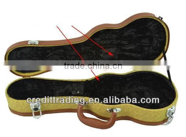 Hard Case leather guitar bag