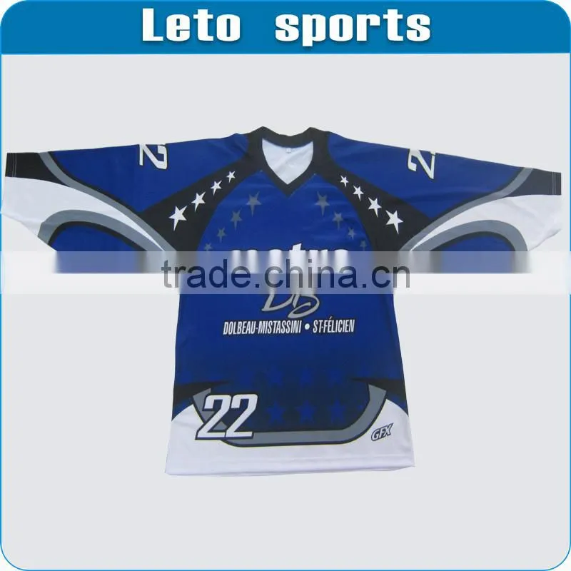 sublimation custom neon green ice hockey jersey ice hockey wear