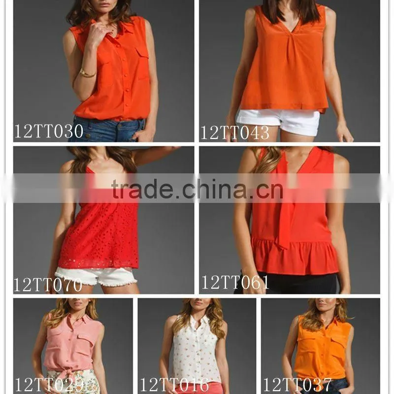 clothing!fashionable!manufacturer!OEM and ODM!12TT029 latex fashion degign nice ladies woman blouse 2012,high quality,best price