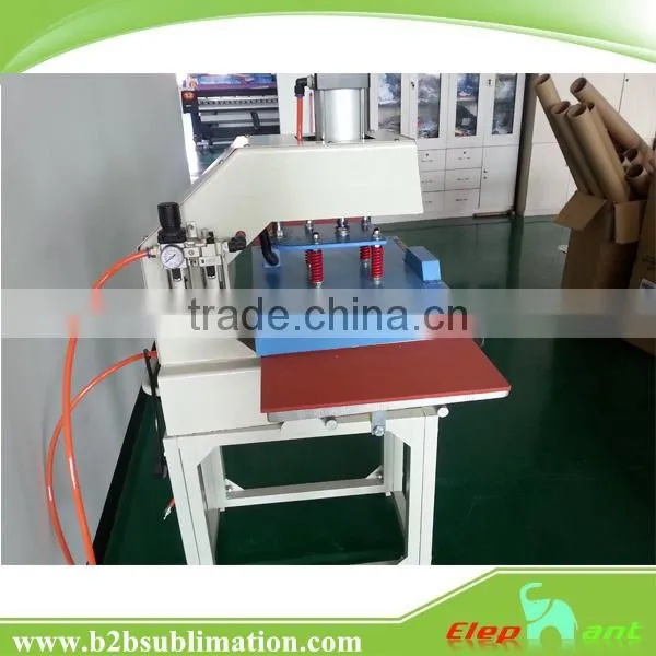 Lowest Cost high pressure automatic t shirts flat Pneumatic pyrograph machines in china