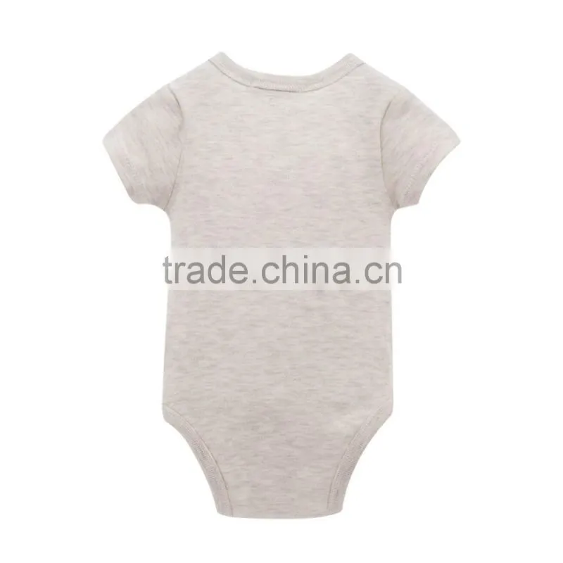 2017 New Newborn Clothes 100% Cotton Bear Design Baby Rompers For Summer