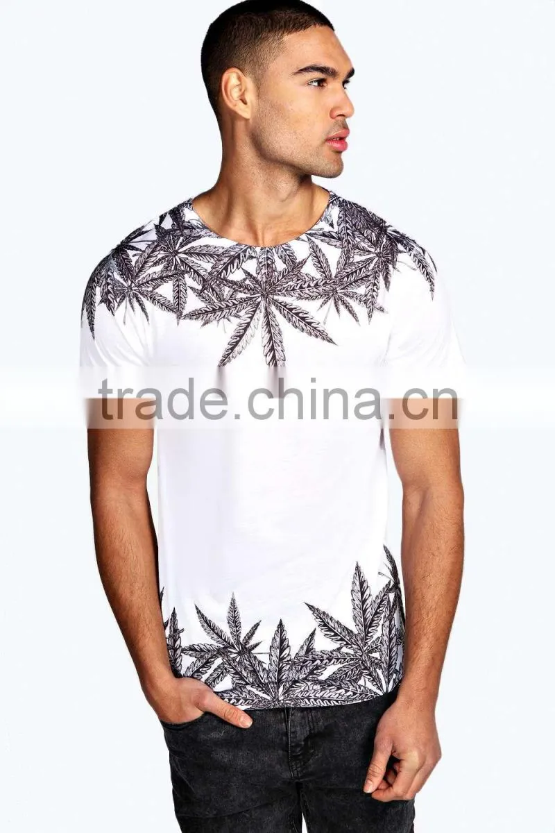 Leaf Sublimation t-shirt printing