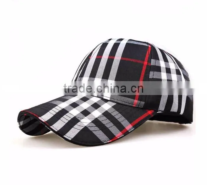 Fashion high quality cotton twill plain metal buckle back baseball cap