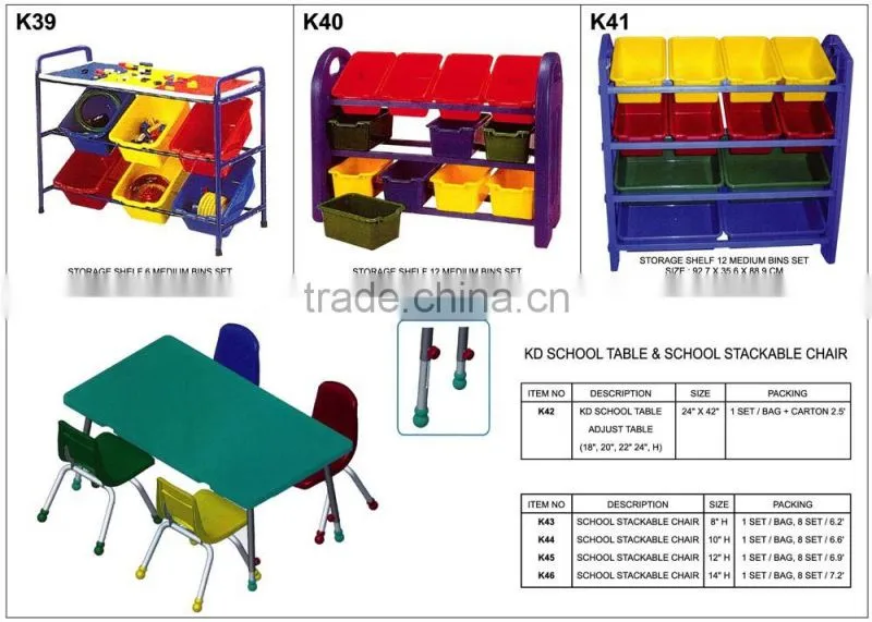 KIDS STACKABLE CHAIR 12" / FUNITURE