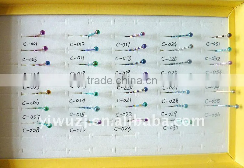 spiral tongue industrial barbell ring body jewelry