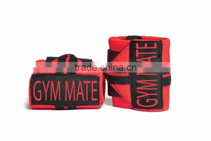 Heavy Duty Weightlifting Wrist Wraps GYM MATE