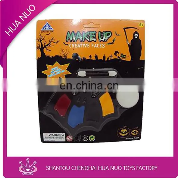 Various kinds of halloween face painting