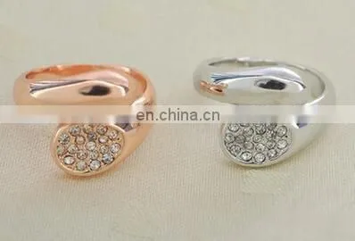2017 New Arrival Luxury Wedding Rings Jewelry Geometry Shape CZ Ring Feminino Bijoux