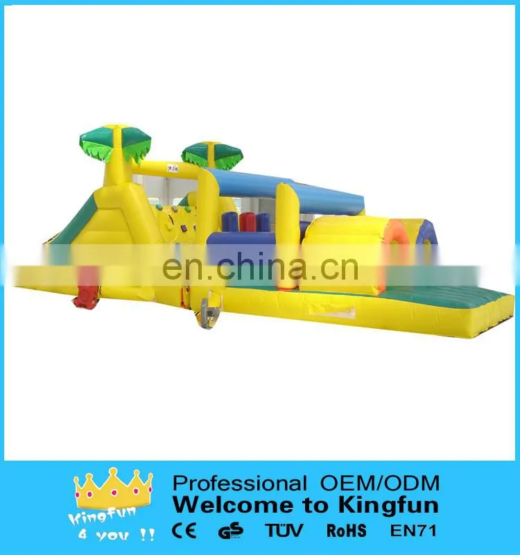 Spideman inflatable obstacle games/interactive playground toy