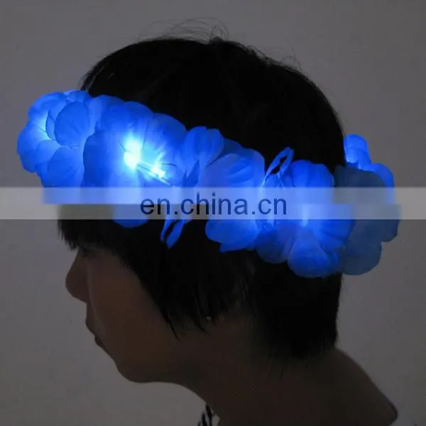 Festival led garland glovion led lighted flower garland wedding flower garland