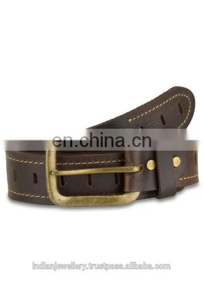 Genuine leather belts manufacturer, original leather belts exporter
