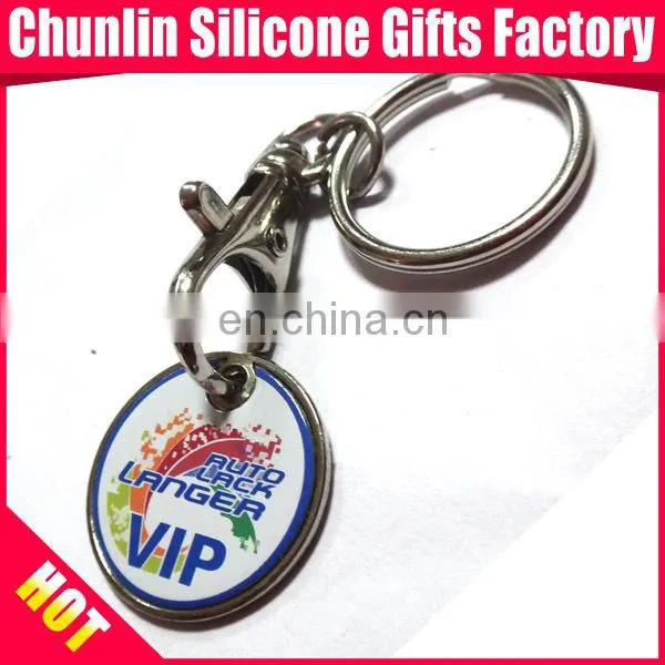 keychain with metal tags / keyring with tags / key tags