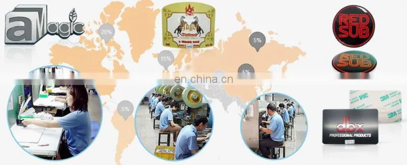 Customized metal CD pattern processing logo plate
