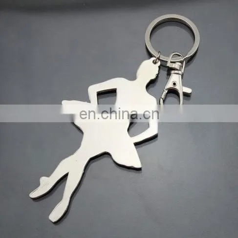 ELEGANT METAL STYLE CREATIVE DANCER BALLET KEY RING CHAIN
