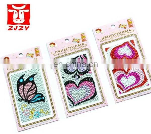 Diamond adhesive sticker with fashion design for cell phone moible phone