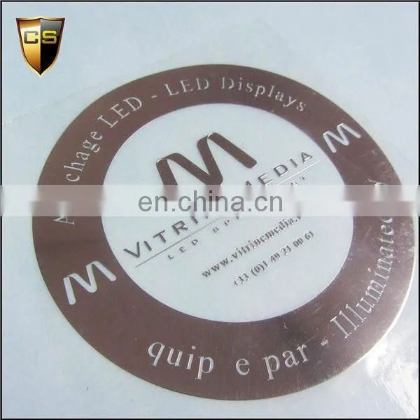 The 3M7533 glue easier to use metal plating does not fade pure nickel signage