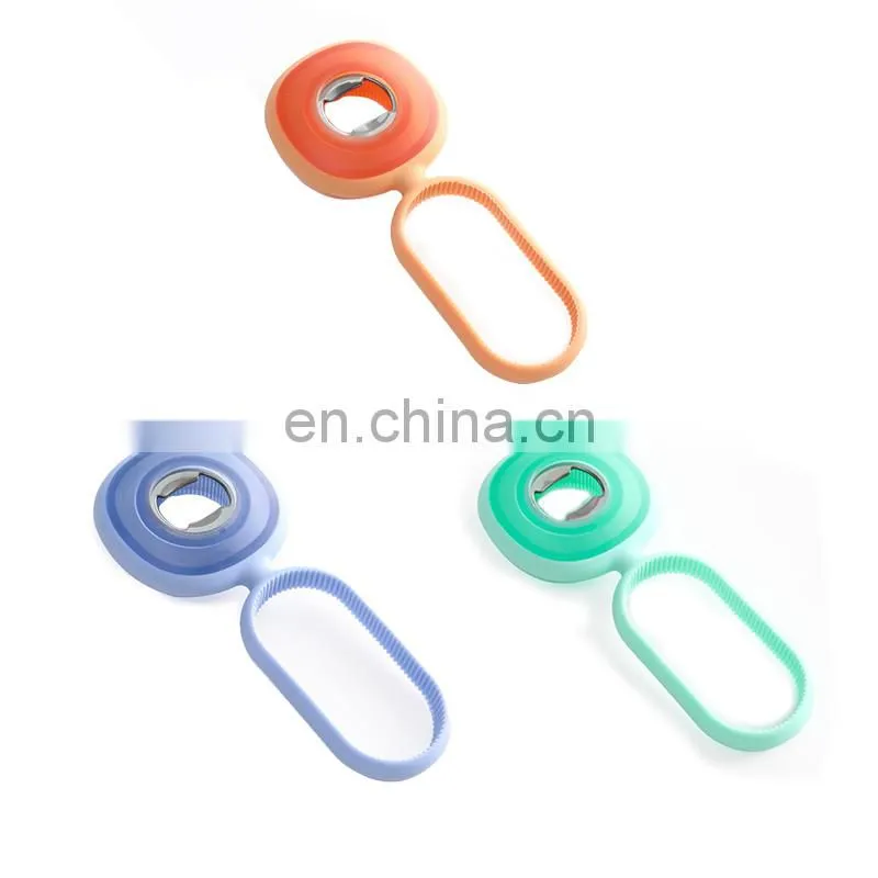 Creative Multi-function Silicone Grip Adjustable Jar Opener Bottle Beer Opener