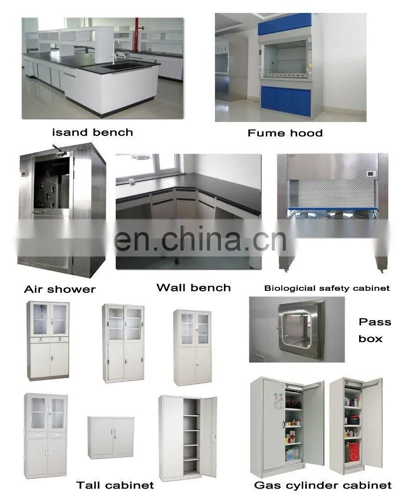 Biology laboratory island work bench /island bench/working table