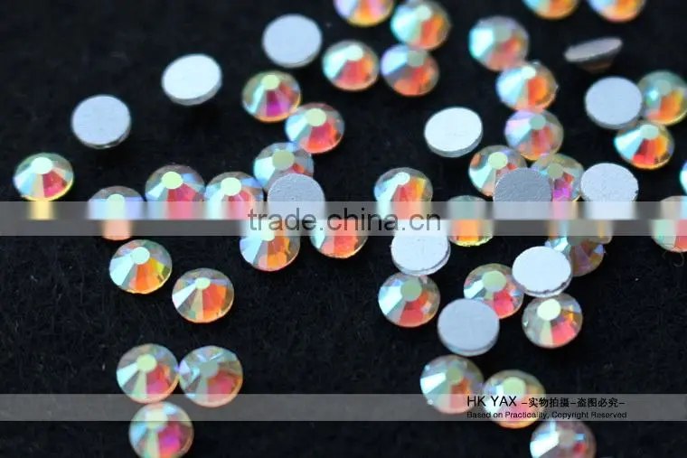 W0904 Non hot fix Flat Back Crystal AB Rhinestone,Crystal AB Rhinestone Flat Back,Crystal AB Flat Back Rhinestone