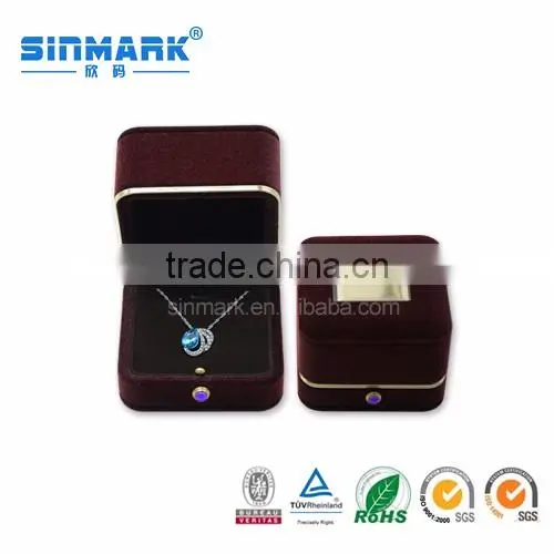 Custom high quality wedding rings in a box,jewellery gift boxes,bracelet watch