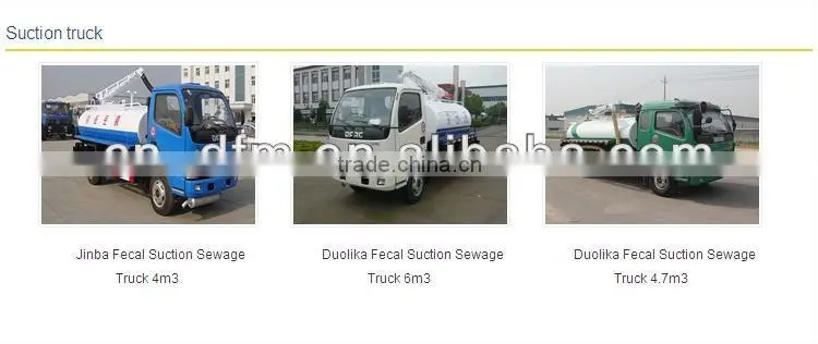 Dongfeng Fecal Sucktion Truck, Suction Sewage Truck