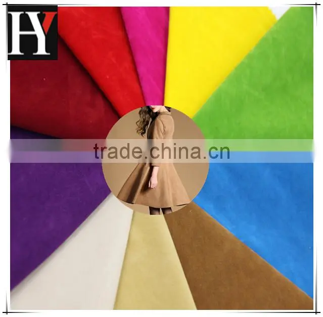Fashion Girls Dress Fabric Suede Fabric Textile For Cloth High Quality Girls Dress Suede Fabric Suede Textile