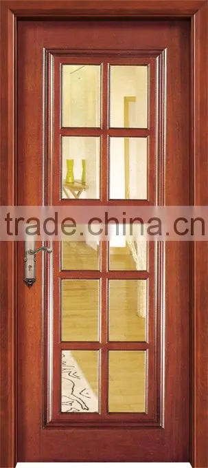 Interior solid wood doors wood glass exterior door