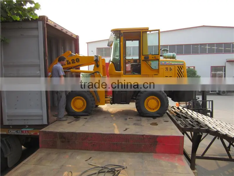 Europe standard 2.0 ton wheel loader for sale