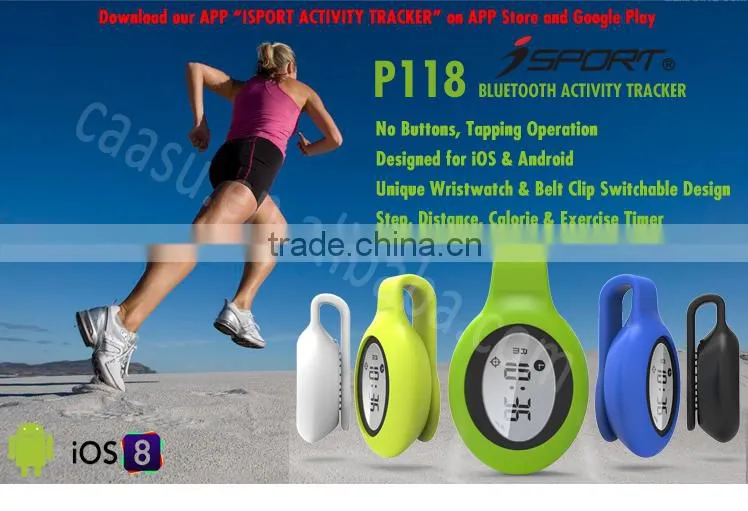 Bluetooth Calorie Counter Silicone Pedometer