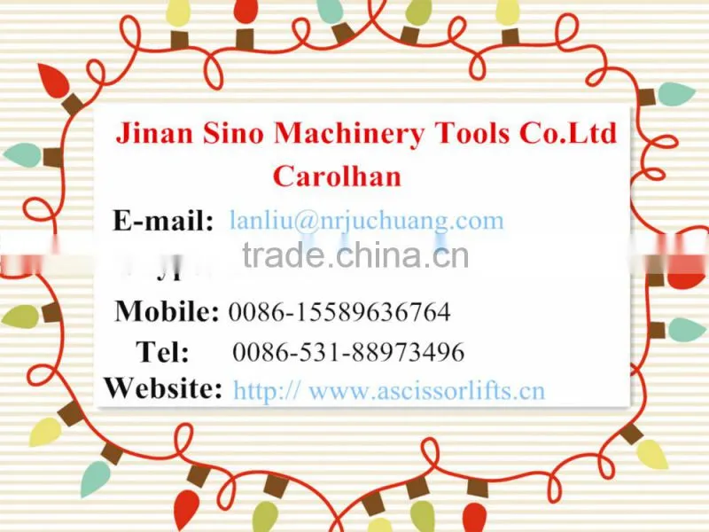 Self Propelled 8 M Scissor Lift And Skid Platform