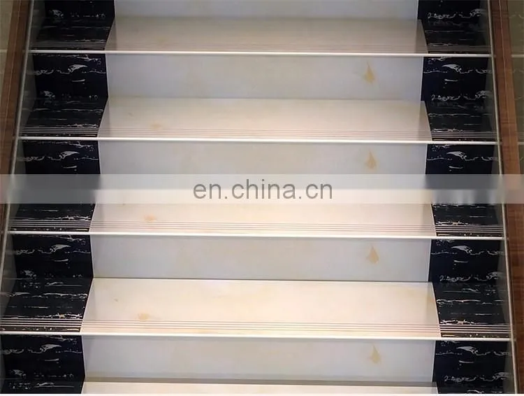 Marble Glazed Finish Stair Tiles,Ceramic Anti Slip Stepping Stairs Flooring Tiles