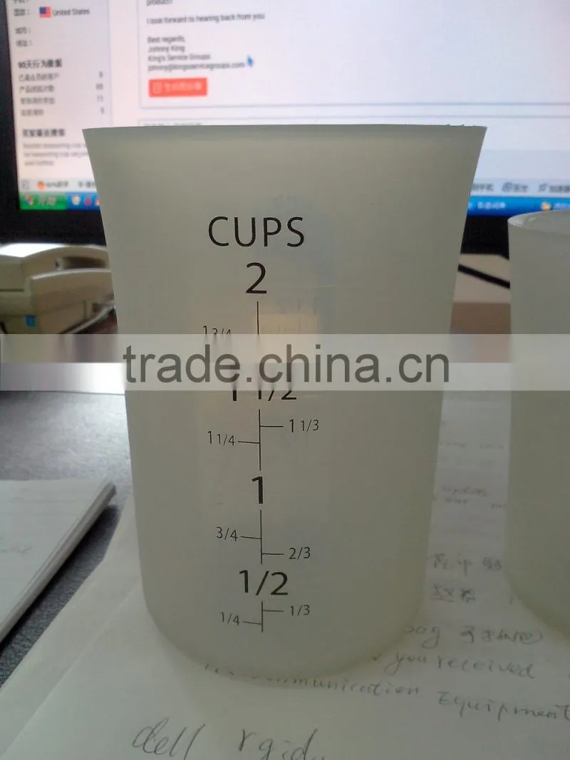 silicone measuring cup set