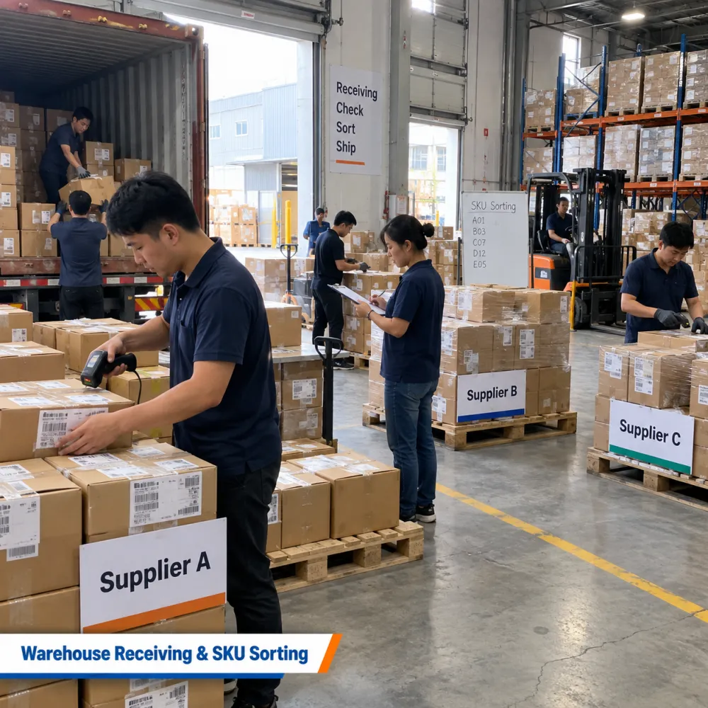 amazon-fba-sku-sorting-warehouse