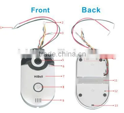 top selling video camera doorbell working with smartphone