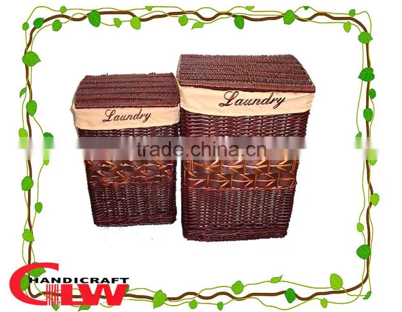 willow and wood chip hamper,hamper basket,hamper boxes wholesale,laundry hamper