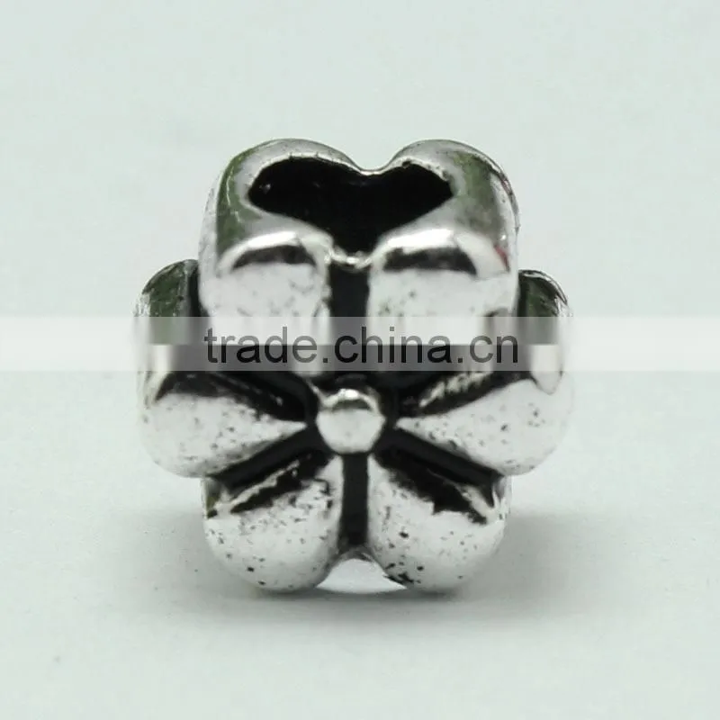 Pdora Jewelry Accessories the Red Hibiscus Hanging and Slider DIY Zinc Alloy Beads