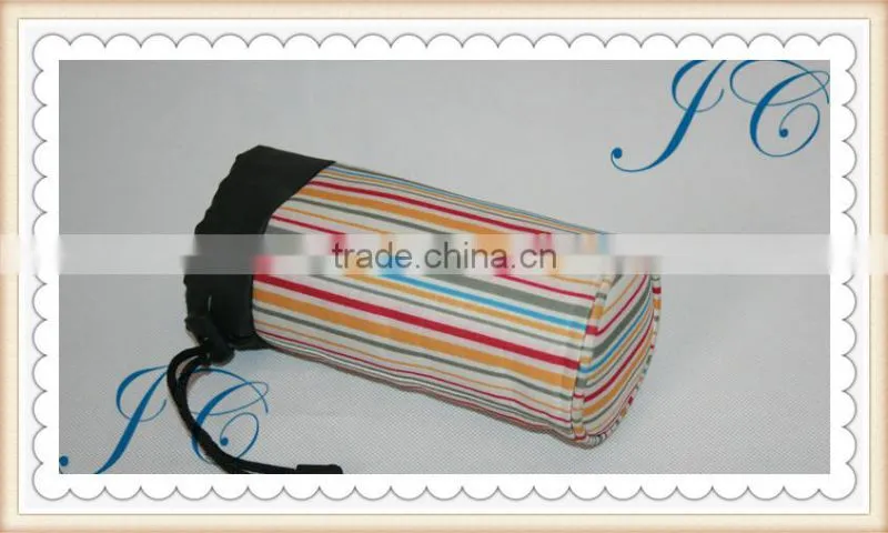 Fashion popular style water bottle cooler sleeve with the string for promotion