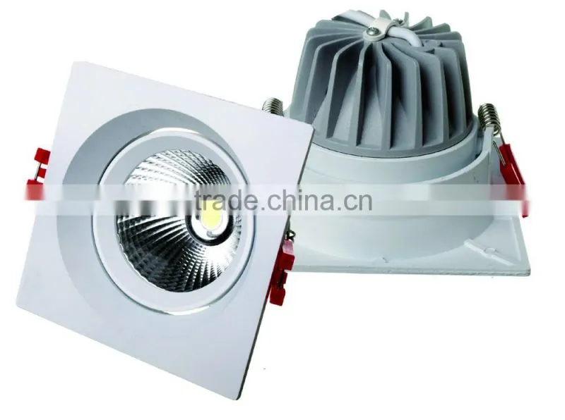 High luminance cob 5W10W LED recessed downlight round /square 2/3 warranty