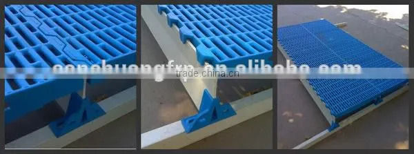 extreme strong fiberglass support beam for poultry floor