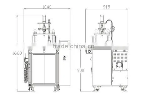 automobile electronic products injection solution low pressure injection machine JX-900